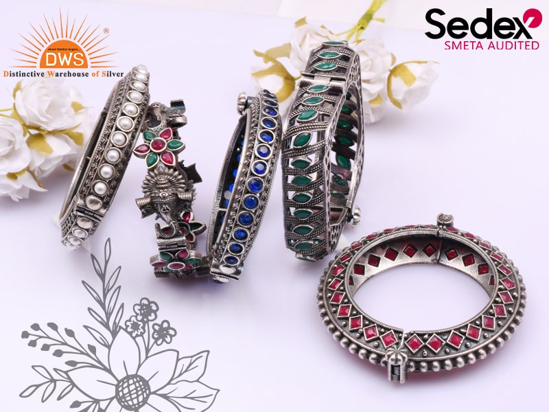 Heavy Weighted Rajasthani Silver Jewellery