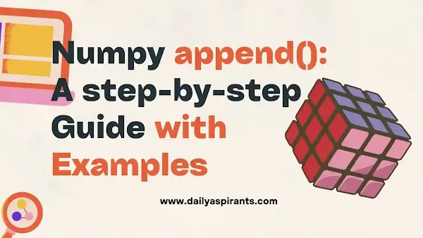 numpy append step by step examples