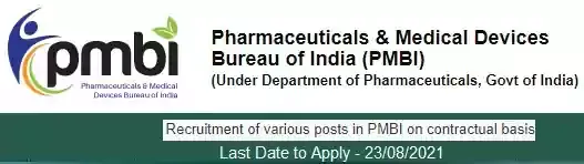 Job Vacancy Recruitment in PMBI Delhi 2021