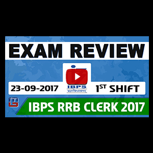 Exam Review With Cut Off | IBPS RRB CLERK 2017 | 23 September-Ist Shift 