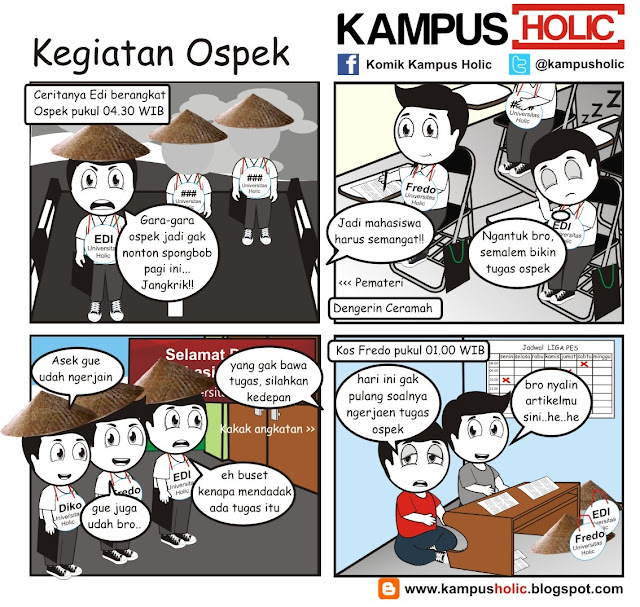 #226 Kegiatan Ospek KOMIK KAMPUS HOLIC