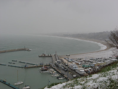 Porto e Numana Bassa innevati