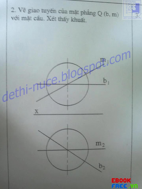 Đề Thi Hình Học Họa Hình 8