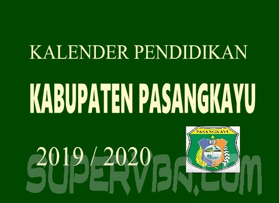 Kalender Pendidikan 2019/2020 Kabupaten Pasangkayu