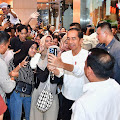 Presiden Jokowi Sapa Warga Kendari dan Santap Nasi Goreng di Mal Terbesar