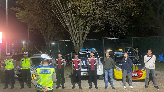 Tekan Kriminalitas dan Balapan Liar, Polres Lingga Laksanakan Patroli Cipkon