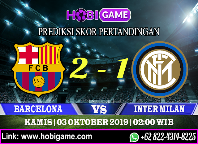 PREDIKSI BARCELONA VS INTER MILAN 3 OKTOBER 2019