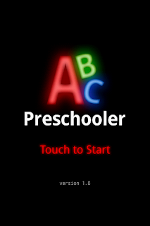 Screenshot: Preschooler splash screen