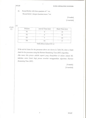 Page 9 Contoh Soalan Past Year Operating System EC503 Sesi Jun 2016