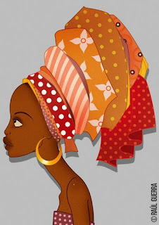 Caras de Mujeres Negras Africanas