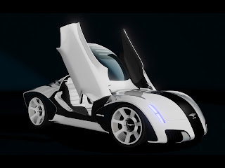 Paulin VR concept car futuristic for future