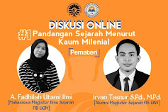 Mahasiswa S2 Sejarah UGM dan Alumni S2 Sejarah UNY Jadi Pemateri Diskusi Online Perpus Prodi Sejarah UNM