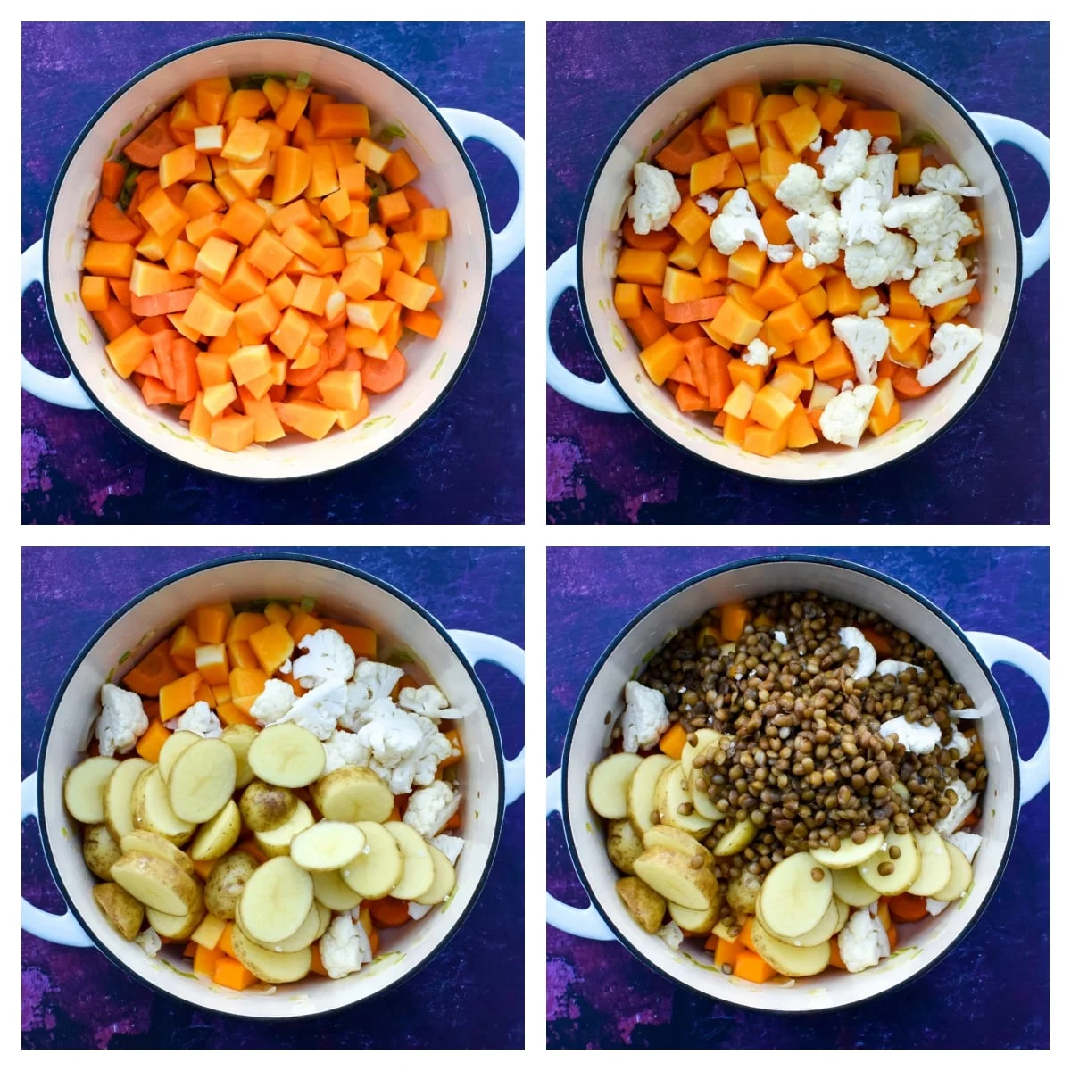 butternut squash stew - step 2.