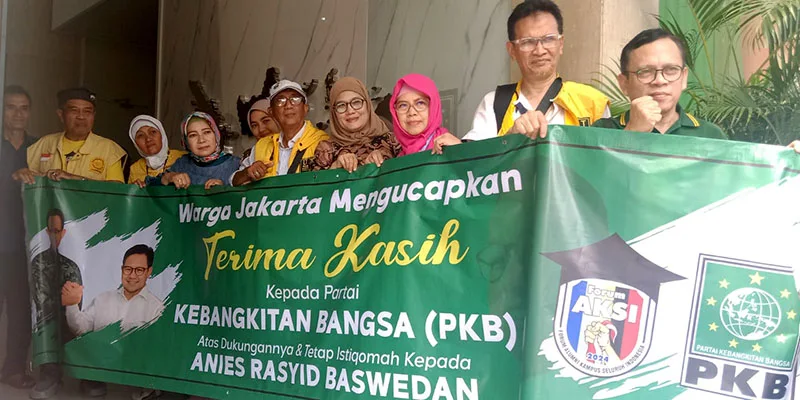 Forum Aksi Geruduk Kantor PKB Jelang Deklarasi RK, Berharap Tetap Dukung Anies