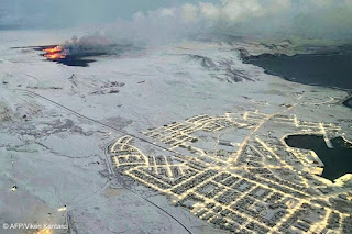 Volcano near Grindavík photo AFP/Viken Kantarci