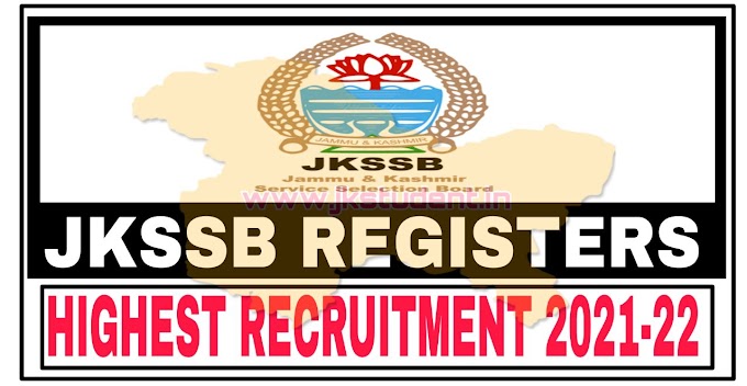JKSSB registers highest ever Recruitments in 2021-22