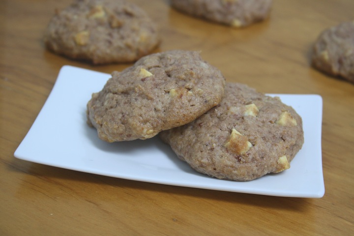 Raspberry white chocolate cookies