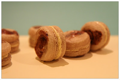 Coffee Baileys macarons