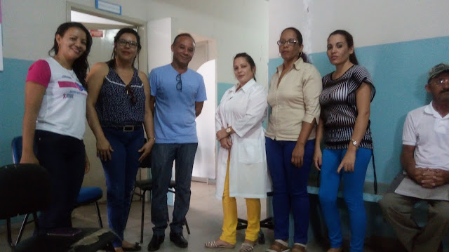 Em  Olho D'Água do Casado, médicas cubanas são apresentadas pela secretaria municipal de saúde