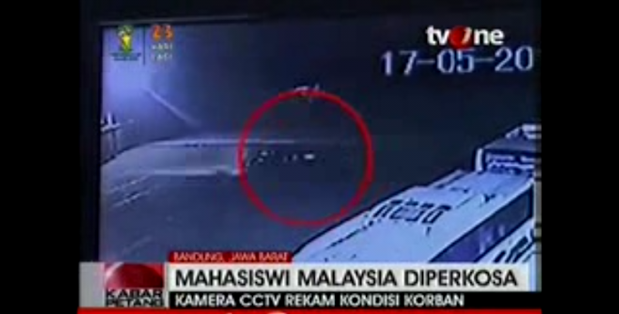 Rakaman CCTV Detik2 Mahasiswi UNPAD Asal Malaysia Dirogol