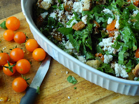 a feta bruschetta basil balsamic salad from @melissakaylene