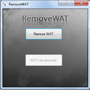 Sửa lỗi Màn hình đen (Window is not Genuine) bằng Remove WAT