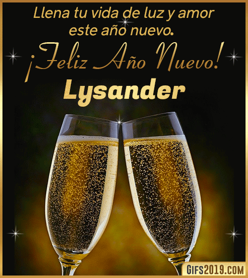 Gif animado feliz año nuevo lysander Gif animado feliz año nuevo lysander