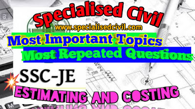 Most Important Topics for SSC JE 2019-20