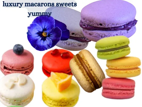 luxury macarons sweets yummy