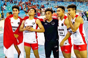 Lalu Muhammad Zohri Cs Raih Emas di Nomor Estafet 4 x 100 Meter SEA Games Kamboja 2023