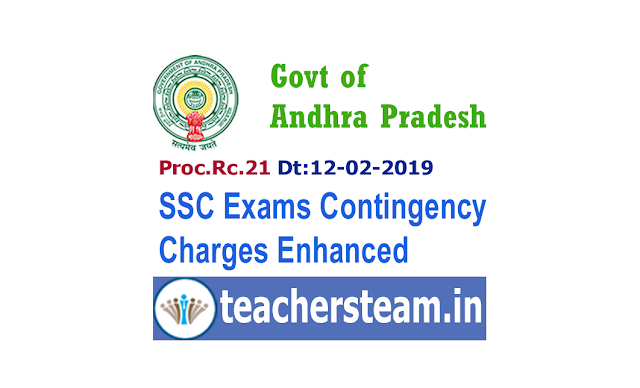 Enhancement of contingency charges for SSC Public Examinations