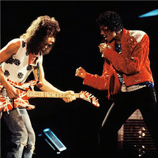 Edward Van Halen and Michael Jackson