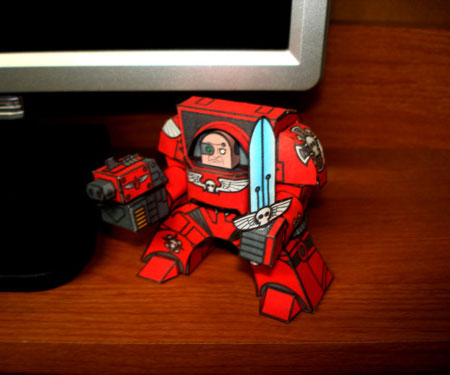 Mini Warhammer 40K Papercraft