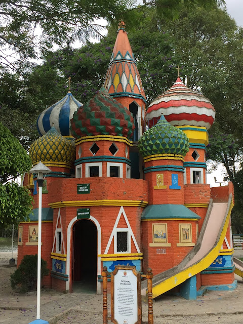 Scale model of St. Basil's Cathedral, Jipiro Park, Loja Ecuador