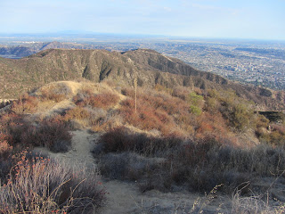 View south toward Tongua Peak and Mt. Thom