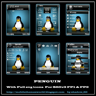 Penguin Blue