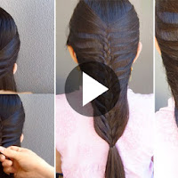 Learn - How To Create Mermaid Braid Hairstyle, See Tutorial