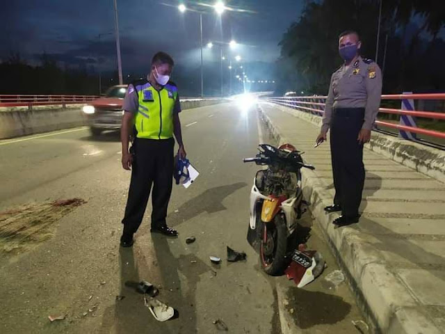 2 Pemuda Tabrak Truk Parkir di Jembatan Youtefa, Satu Meninggal Dunia