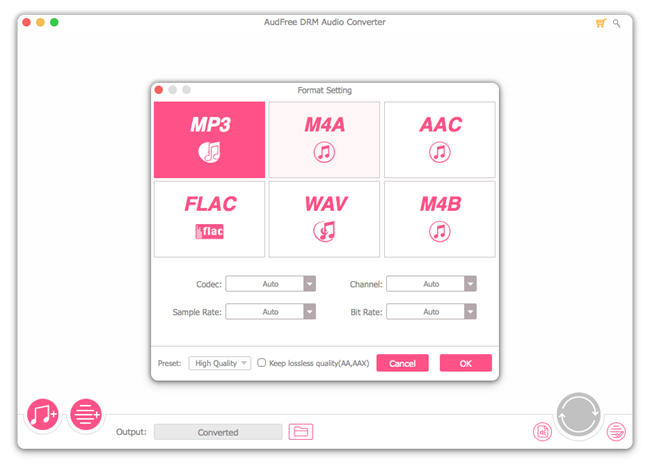 AudFree DRM Audio Converter