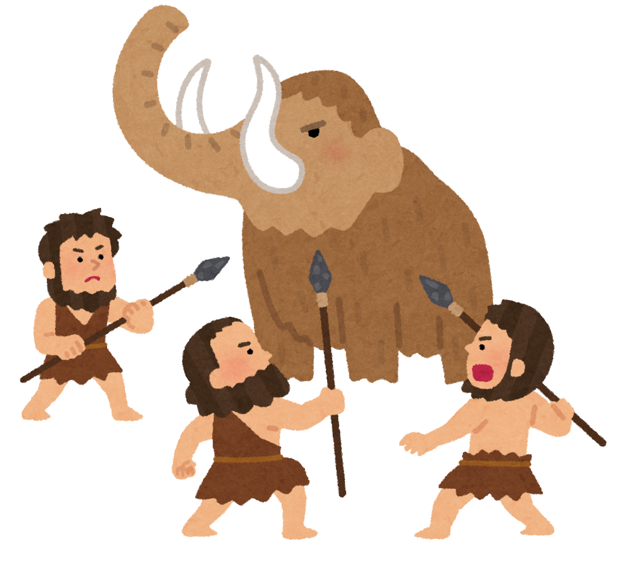 マンモスと戦う原始人のイラスト かわいいフリー素材集 いらすとや マンモスと戦う原始人のイラスト かわいいフリー素材集 いらすとや
