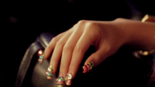 2NE1 Park Bom I love You Nail Art