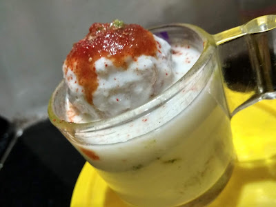 Aloo Tikki in Shot Glass