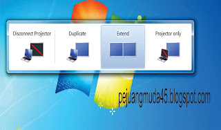 cara mengatur dual view monitor atau extend