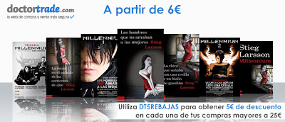 Imagen promocional de la oferta de la saga Millennium de Doctortrade