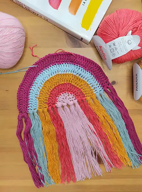 Tutorial Arcoiris a Crochet