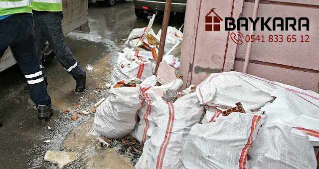 Beyoğlu moloz hattı, moloz alımı