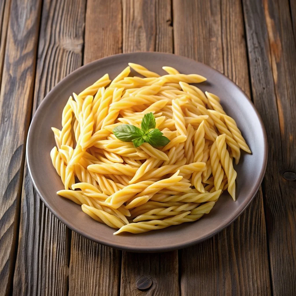  plato de pasta italiana trofie 