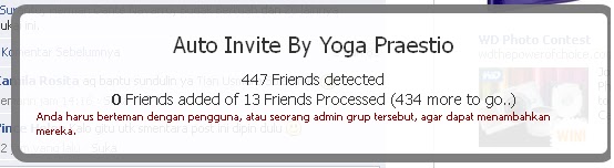 Auto invite teman di grup Fb dan cara membuatnya  Rabas games