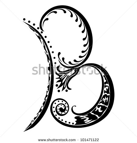 Letter B tattoos design and Letter B tattoos images | Like Tattoo