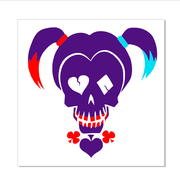 vectores sin copyright Harley Quinn logo